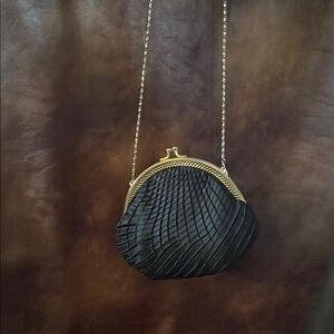 Elegant Black and Gold Women's Bag